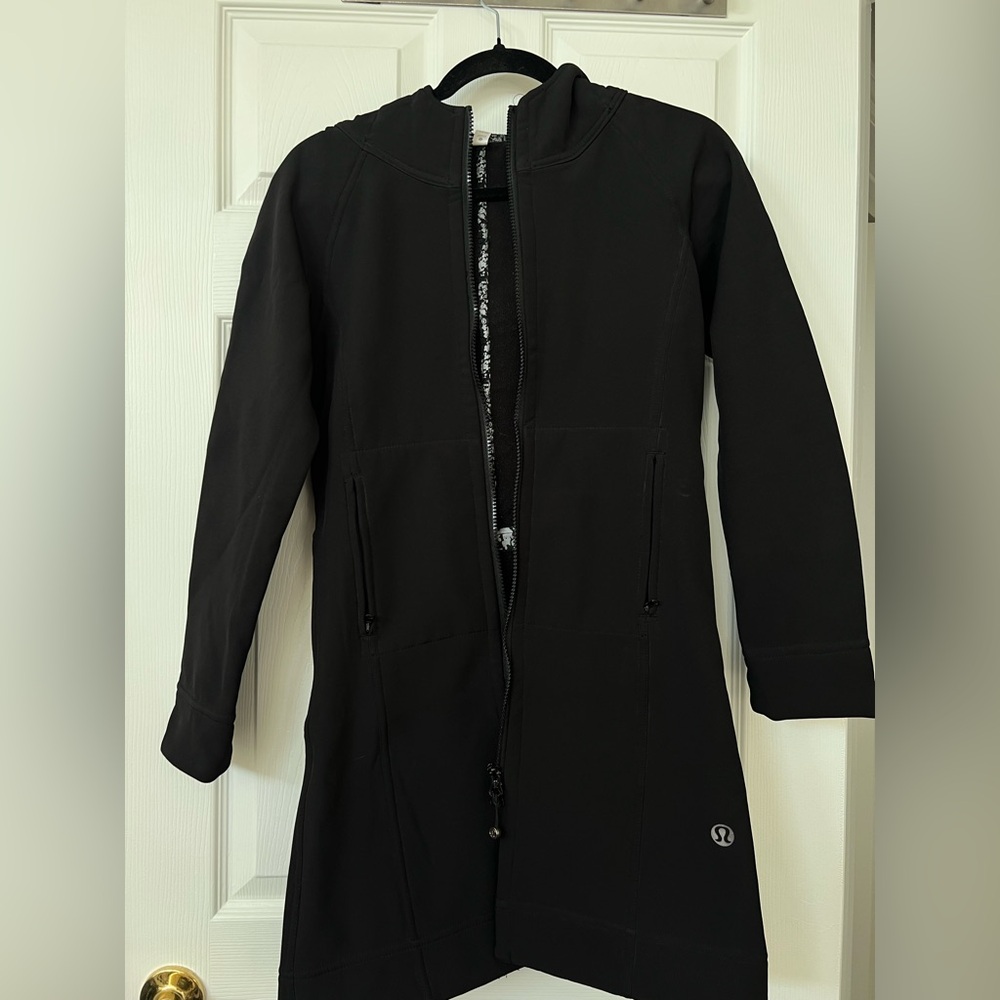 Lululemon Long Black Zip Jacket